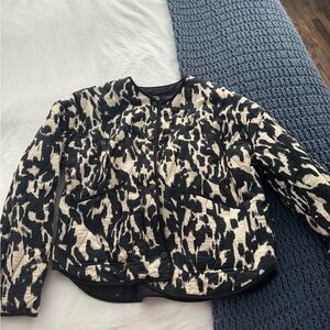 Zara Black and White Patterned Jacket